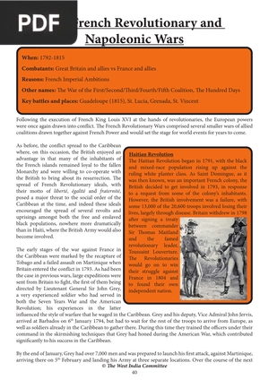 The French Revolutionary and Napoleonic Wars