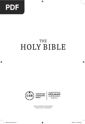 The Holy Bible