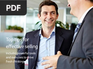 Top tips for effective selling