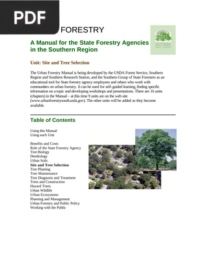 Urban Forestry