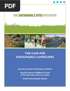 The sustainable sites initiative
