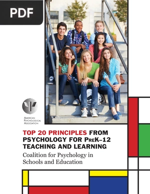Top 20 Principles from Psychology for Prek-12 Teaching and Learning