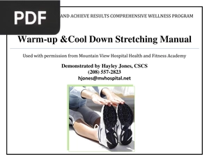 Warm-up &Cool Down Stretching Manual