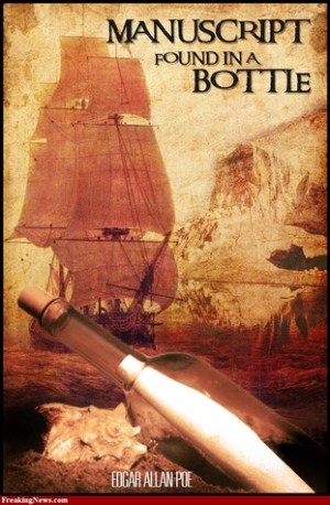 MS. Found in a Bottle author Edgar Allan Poe