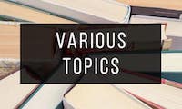 Various Topics Books