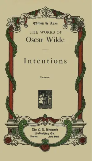 Intentions author Oscar Wilde