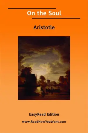 On the Soul author Aristotle