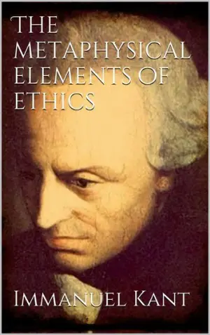 The Metaphysical Elements of Ethics author Immanuel Kant