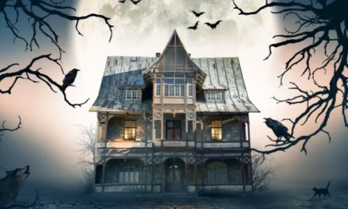 Horror Books with Haunted Houses