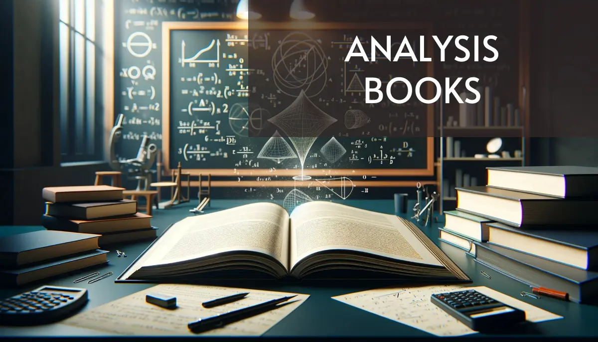 Analysis Books in PDF