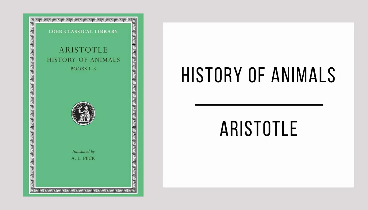 History of Animals autor Aristotle