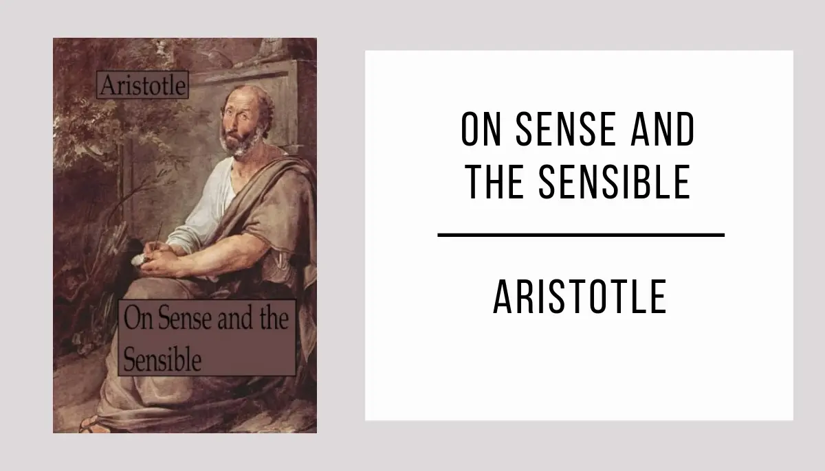 On Sense and the Sensible autor Aristotle
