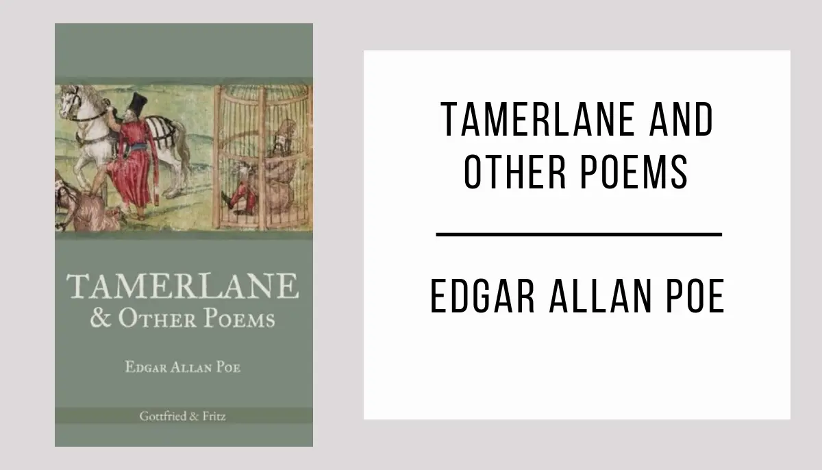Tamerlane and Other Poems autor Edgar Allan Poe