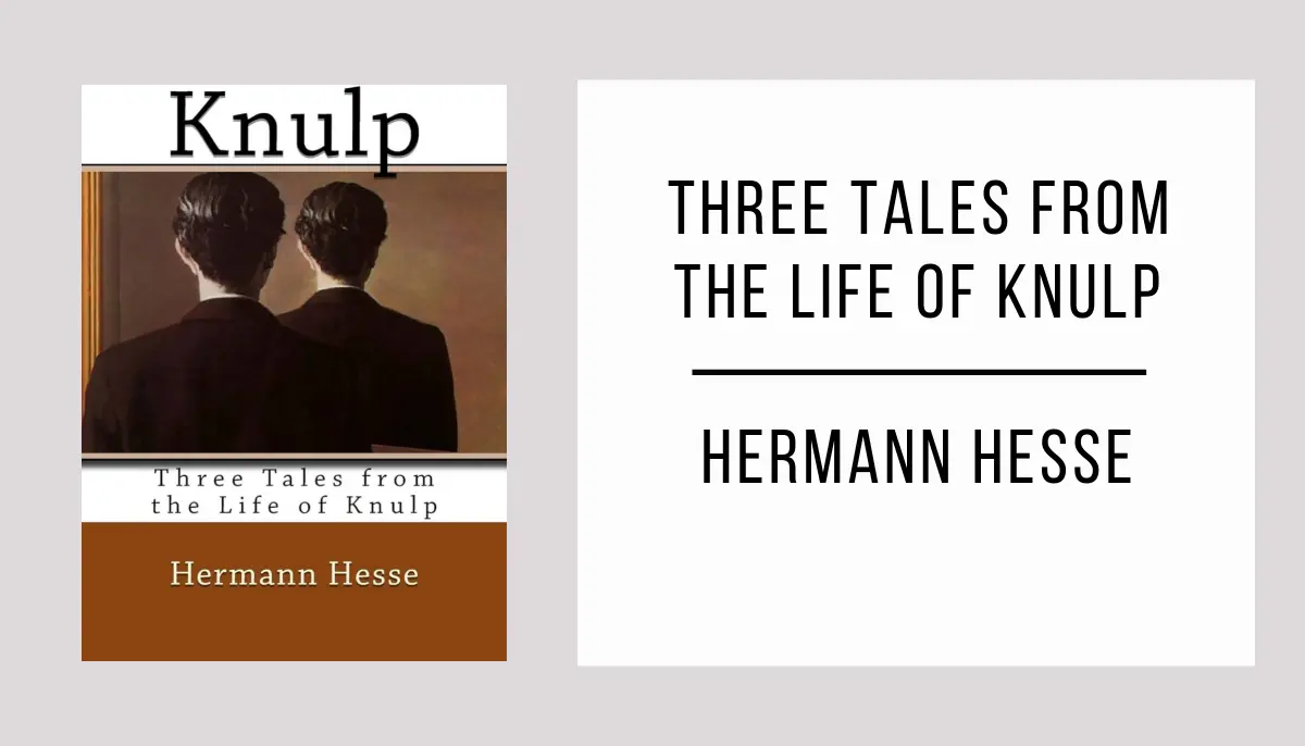 Three Tales from the Life of Knulp by Hermann Hesse in PDF