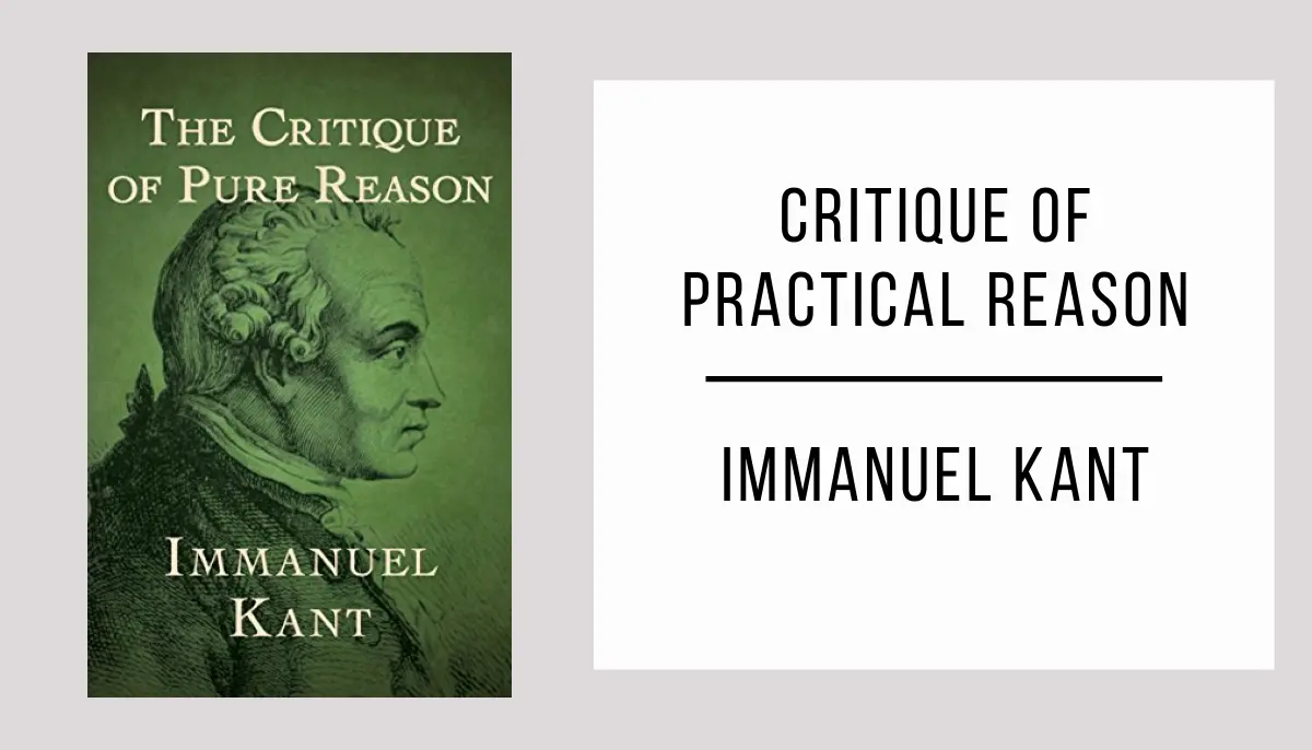 Critique of Practical Reason autor Immanuel Kant