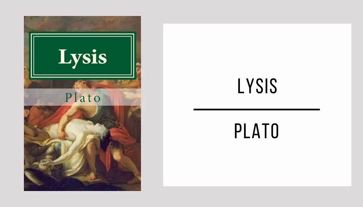 Lysis by Plato in PDF