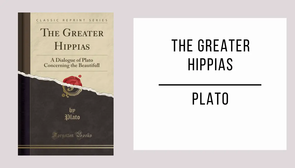 The Greater Hippias autor Plato