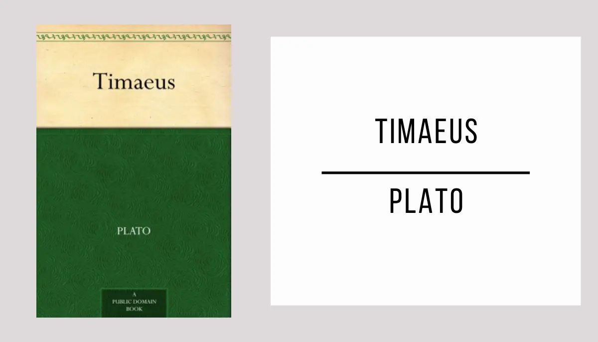 Timaeus autor Plato