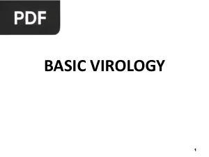 Basic Virology