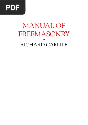 Manual of Freemasonry