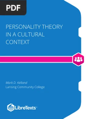 Personality Theory in a Cultural Context
