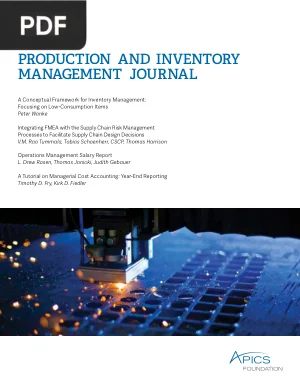Production and Inventory Management Journal