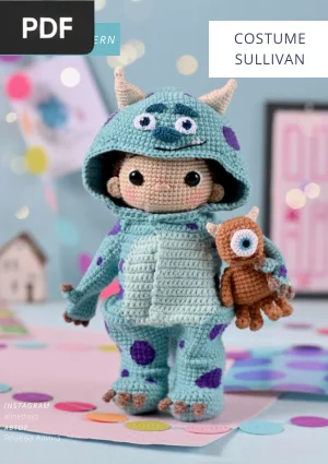 Alinetttoys Disfraz Sullivan - Crochet