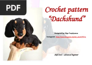 Crochet Pattern - Dachshund