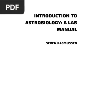 Introduction to Astrobiology - A Lab Manual
