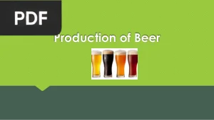 Production of Beer