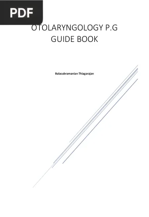 Otolaryngology P. G. Guide Book